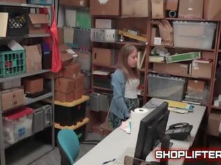 Shoplifting prawan brooke bliss gets fucked