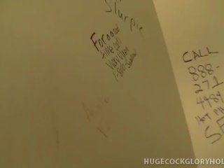 Enorm negru putz în grandiosity gaură pentru pieptoasa blonda