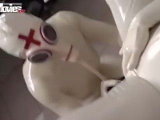 Two libidinous german sluts who love to sugih up in inviting latek