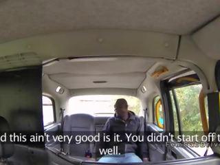 Big black manhood into blonde cab driver