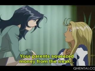 Hentai blond saab taped kuigi tussu teased koos püksikud