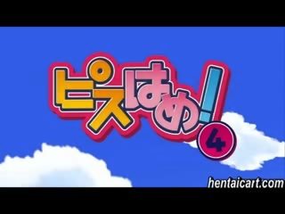 Krūtainas hentai mazulīte fucked ārā