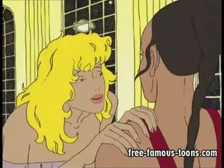 Blonde babe seduced by invisible fucker