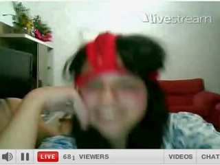 Thong on head