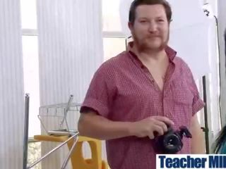 Hard ulylar uçin clip tape between student and real call gyz uly emjekli mugallym (peta jensen) video-28