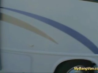 Her first bangbus silit gangbang