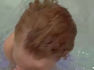 Sultry Czech mademoiselle anal fucked in jacuzzi