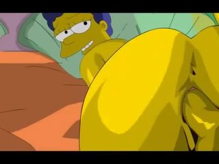 Simpsons dirty video Homer fucks Marge