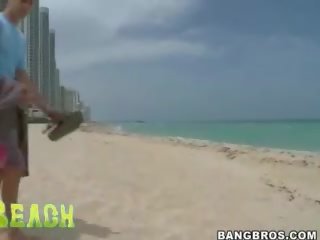 Babes in Nude Beaches Get Massaged Explicitly