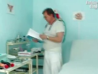 Teen pussy Kate gyno exam by kinky gyno surgeon