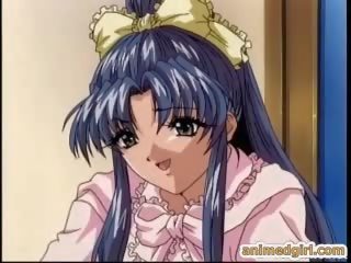Sidumine hentai koos a muzzle saab dildoed tema wetp