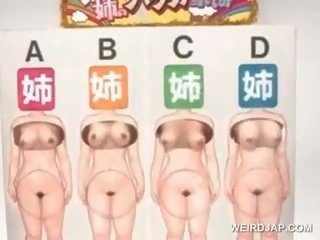 Asian Hotties Getting Tits Squeezed In sex clip Contest
