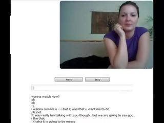Chatroulette cutie On Live Stream
