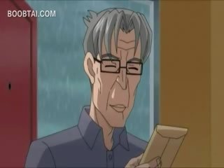 Inviting prsatá hentai lassie dostane ústa v prdeli a jizzed