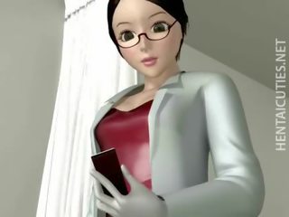 Horny 3D anime nun suck putz