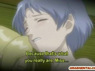 E adhurueshme hentai me bigboobs brutalisht poked nga njeri i prishur