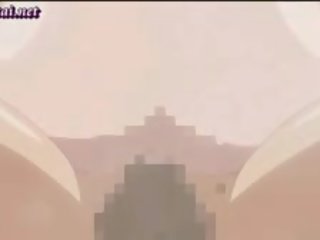 Atletik anime tilki teasing member in bath