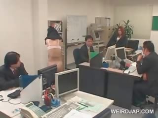 Splendid asia kantor enchantress sexually tortured at work