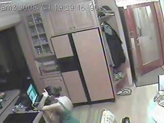 Schoolgirl having adult clip on hidden camera amateur