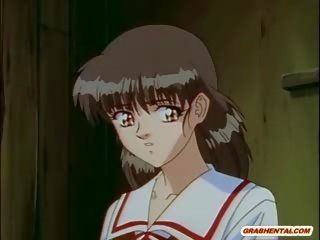 Bondage Hentai teenager Gets Squeezed Her Tits And Hardsex