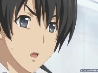 紧 宠儿 猪绑 和 钻 深