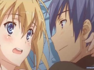 Smart blondinka lady gets poked up