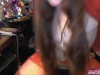 Krishtlindje cutie faraday pounds të saj i madh bythë dhe pidh