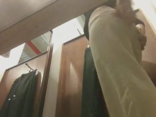 Big ass college young lady caught on hidden cam