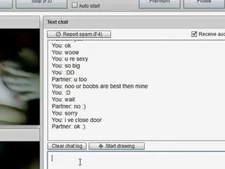 Cookie brunette show everything on chatroulette