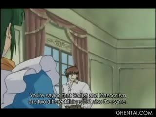 无尽 青少年 在 绳索 和 链 的阴户 戏弄 硬 得到 湿