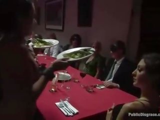 Busty prisoner used as porn slave