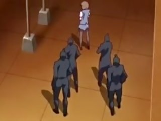 Däli adventure anime clip with uncensored bondage, big
