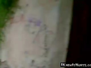 Volný porno: pankáč dívka výstřik