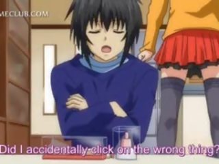 Teenage hentai seductress checking her susu in the pangilon