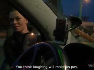 Splendid russian whore ride big dick hard while drive to nowhere