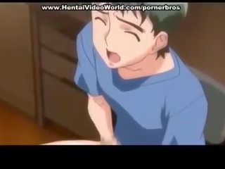 Anime ýaşlar mademoiselle launches fun fuck in bed