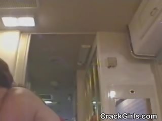 Chubby Brunette Crack escort Sucking manhood Point Of View
