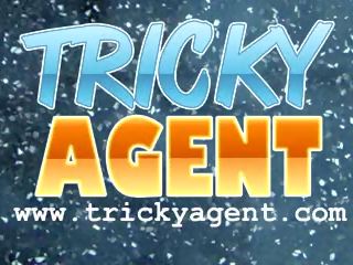 Tricky agent - hiding from the udan a brunette is trapped!