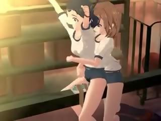 Hentai may sapat na gulang video alipin makakakuha ng sexually tortured sa tatlong-dimensiyonal anime