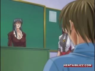Ikadena hentai miyembro makakakuha ng licked at fucked