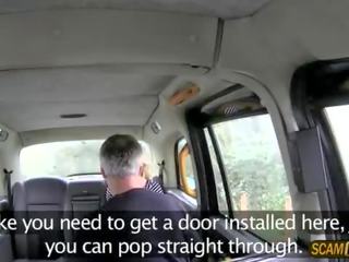 Blonde chick adores hardcore anal dirty movie inside the taxi
