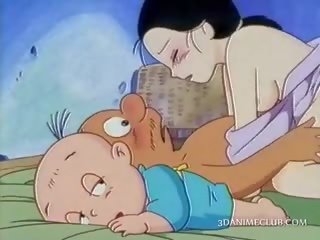 Libidinous anime är nailing hard his wifes amjagaz