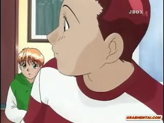 Captive hentaý talyp gets dildoed her wetpussy