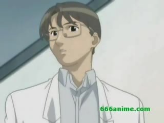 Swell big tit cartoon scientist goes hard up and fucks patient
