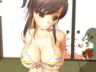 Animated girlfriend Stripping In Class