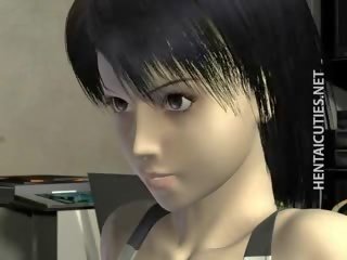 有吸引力 3d 无尽 妓女 得到 钉