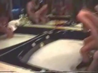 Nice saperangan fuck in a full of mirrors bath