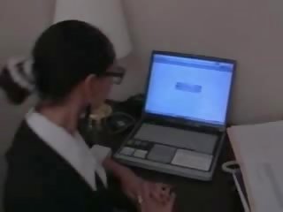 Stupendous call prawan with kacamata bukkake