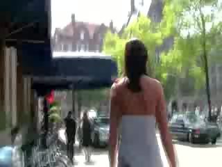 Real turist in amsterdam looks for fancy woman in high def