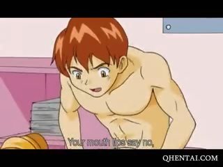Penis sání hentai balerína dostane štěrbina čerpané